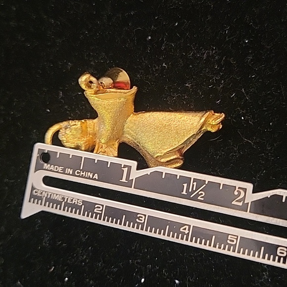 R ,R RobynRush Christmas Angle a bell brooch - Picture 4 of 4